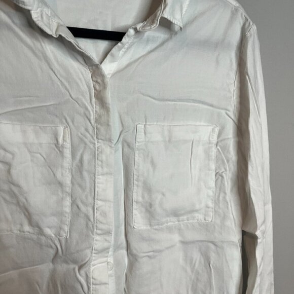 Anthropologie Cloth & Stone white button down shirt - Picture 2 of 6